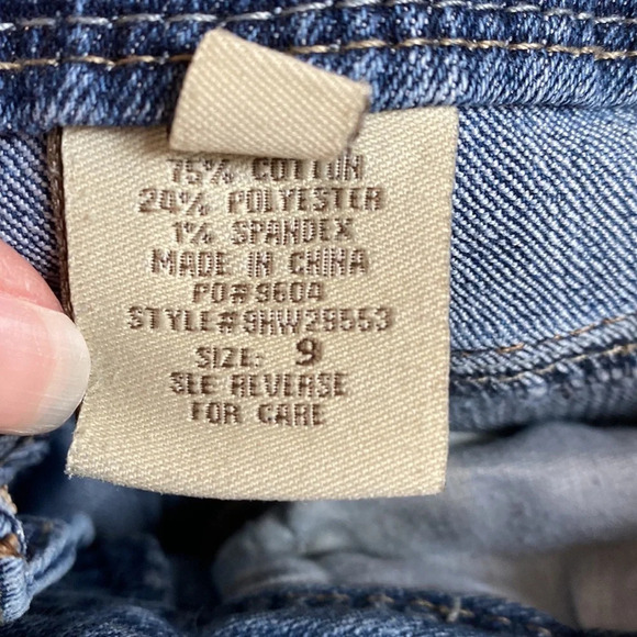 Paris Blue Vintage Double Button Fly Vintage Women's Straight Leg Jeans - Blue - Picture 4 of 10